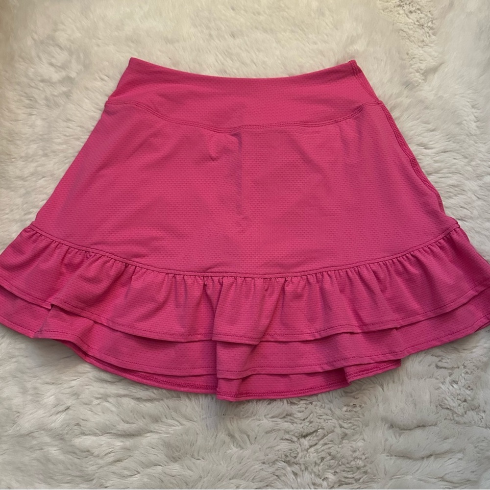 Gottex Pink Ruffled Women's Golf Skirt - size xs
